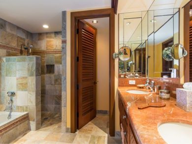 Bathroom with Soaking Tub and Walk In Shower